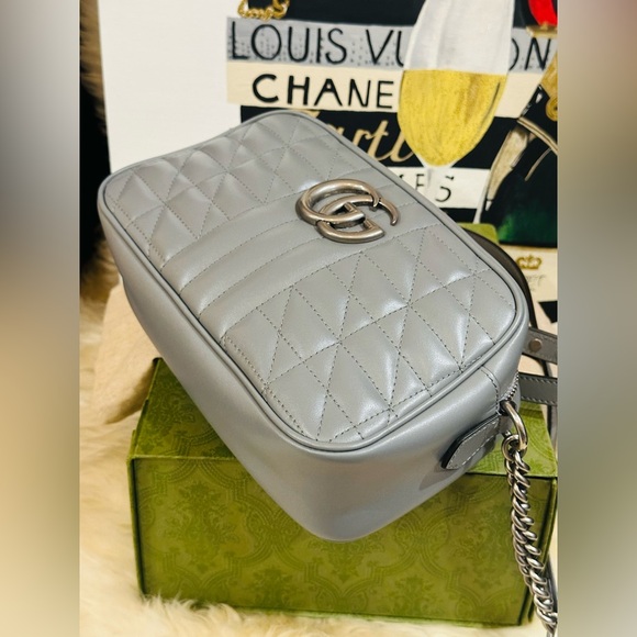 🔥 GUCCI MARMONT SHOULDER BAG FULL INCLUSION Size Medium - Picture 3 of 10